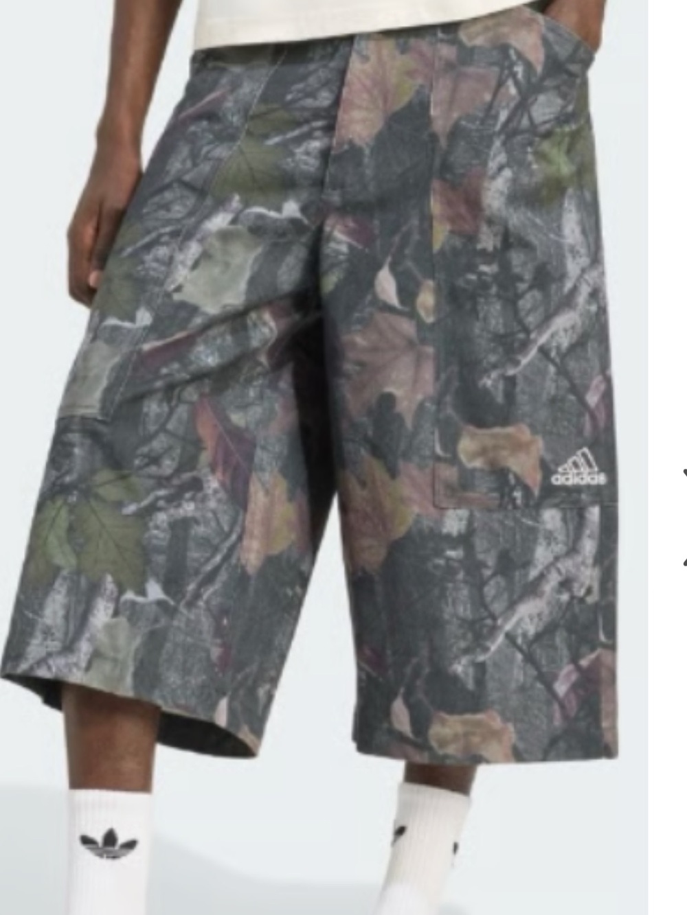 adidas Dark Camo Athletic Shorts with Logo
